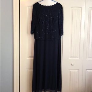 Beautiful Navy Blue Formal Dress
